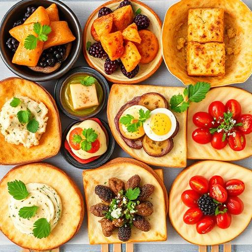 Un plato de tapas variadas, representando la diversidad de la cocina espa&ntilde;ola.